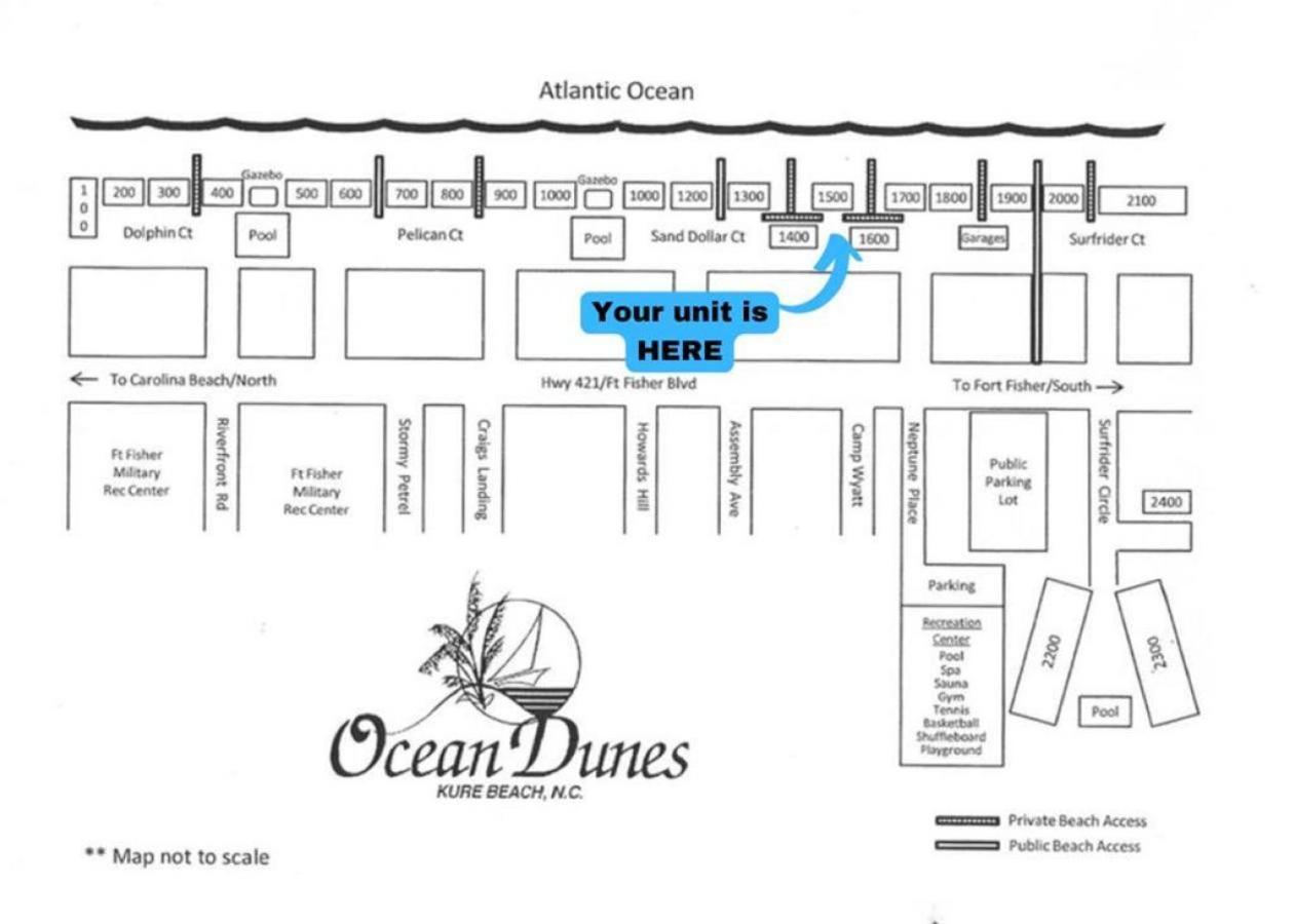 Villa Ocean Dunes 1507 Kure Beach Exterior foto